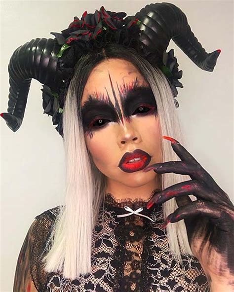 black devil makeup